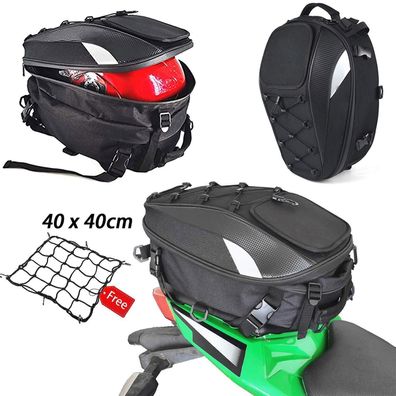 RYITGO Motorrad Hecktasche, Wasserdichte Gepäcktasche, Sitztasche, Rucksack und