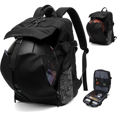 RYITGO Motorradrucksack Wasserdicht Herren Groß, Helm- und Sporttasche