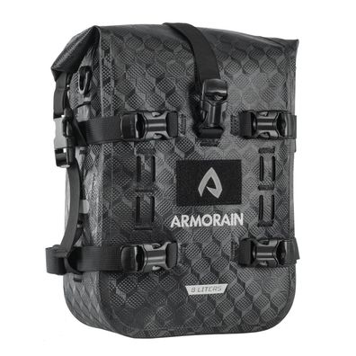 Armorain Wasserdichte Sturzbügeltasche 8L - Universal Motorrad Tasche mit