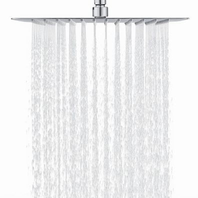 Detbom Regendusche 40x40cm Quadrat, 304 Edelstahl Duschkopf mit 324