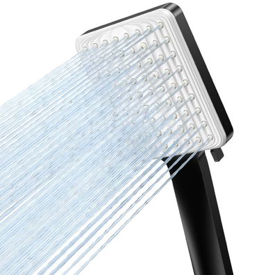 VOXON Duschkopf Regendusche, Handbrause mit 6 Strahlarten, Hochdruck