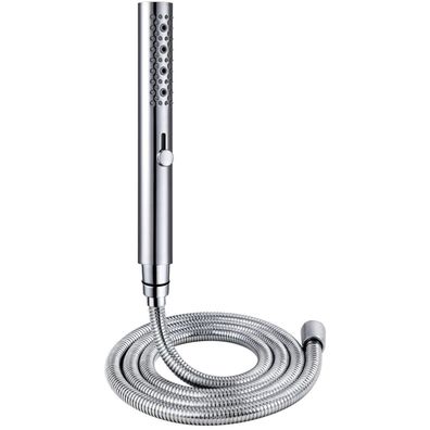 HardiValue Ganzmetall 3-Funktions-Handbrause mit Massagefunktion, Chrom, inkl