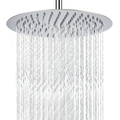 Markcco 25cm Regenbrause Duschkopf aus Edelstahl 304, Hochdruck, für Wand- oder
