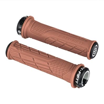 FIFTY-FIFTY MTB Griffe, rutschfeste Gummi Fahrradgriffe, Single Lock-on für