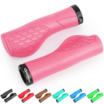 GXCROR Ergonomische MTB Lenkergriffe für 22,2mm Lenker, Anti-Rutsch, Dual Lock