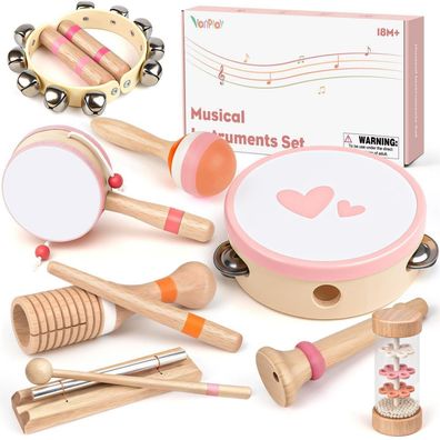 Vanplay Baby Musikinstrumente Kinder Schlagzeug Trommel Montessori