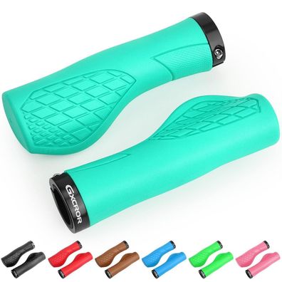 GXCROR Ergonomische Fahrradgriffe für 22,2mm Lenker - Anti-Rutsch mit Dual Lock