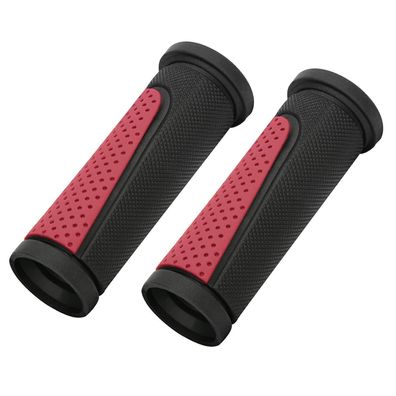 Topcabin Kurze Mini Fahrrad Lenkergriffe, 1 Paar, Rot, 3.5 Zoll Länge