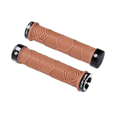 FIFTY-FIFTY MTB Griffe, rutschfeste Gummi Fahrradgriffe mit Double Lock-on, für