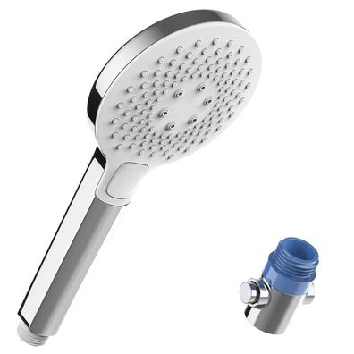 HONBOO Handbrause mit Wasserstop, 4 Strahlarten, starker Strahl, Sparduschkopf
