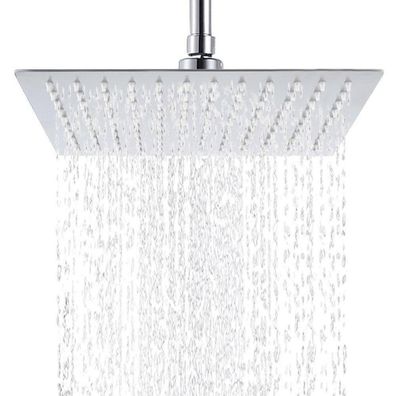 XXL Regendusche Duschkopf Edelstahl 30 cm Quadratisch mit Anti-Kalk-Düsen und