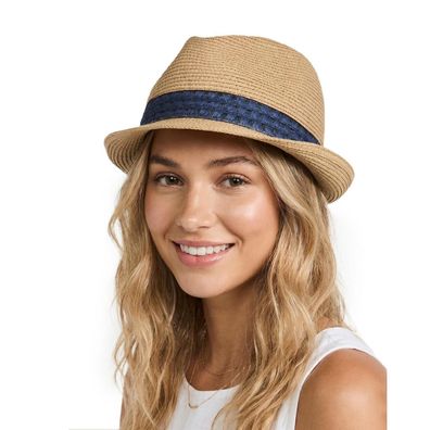 Zylioo XXL Trilby Fedora Sonnenhut für großen Kopf, Kubanischer Sommerhut