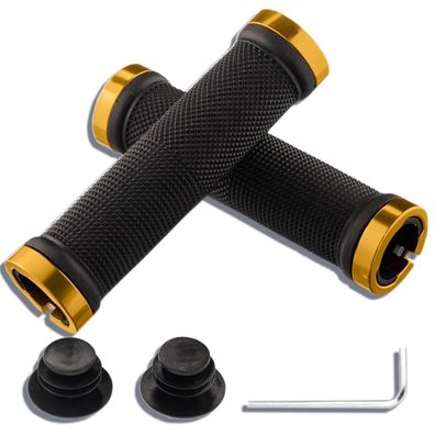 Eyeriyo MTB Fahrradgriffe mit Aluminium Lock - Rutschfest und Langlebig für