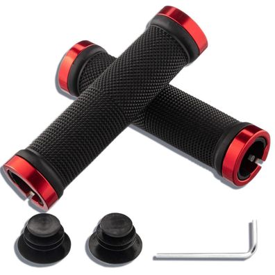 Eyeriyo MTB Fahrradgriffe mit Aluminium Lock, rutschfest und stoßdämpfend für