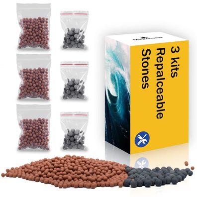 Magichome Duschkopf Kalk Filter 3 Kits für ionische Filter