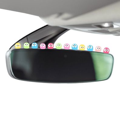 Tiesome 30x Mini Elfen Armaturenbrett Ornamente, bunte Kohlekugeln Auto Deko