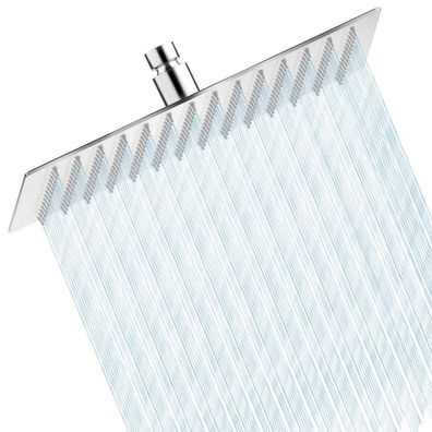 Hausprofi Regenduschkopf Edelstahl quadratisch 30x30 cm gebürstetes