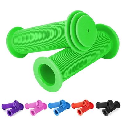 Fahrradgriffe Kinder 105mm, 22mm, mit Prallschutz für Roller, Laufrad, Dreirad