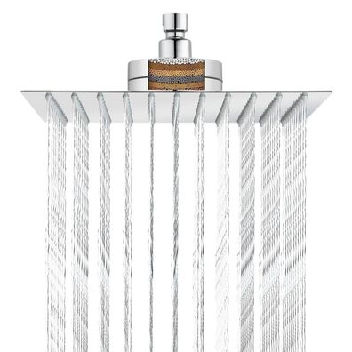 Markcco Gefilterter Duschkopf 25cm Luxus Regenduschkopf mit 20-Stufen-Filter