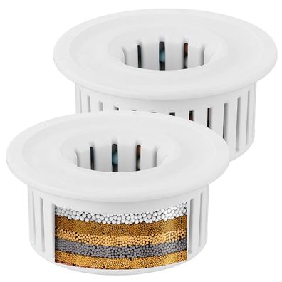 2er-Pack Markcco Duschfilterkartuschen, 15-stufiger Universal-Ersatzfilter für