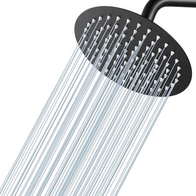 KINLIV 20CM Regendusche Duschkopf Rund, 8 Zoll Wasserfall Duschkopf