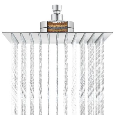 Markcco Gefilterter Regenduschkopf 30cm mit 15-Stufen-Filter für Haut- und