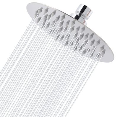 Markcco 15cm Edelstahl Regenbrause Duschkopf, Hochdruck, für niedrigen