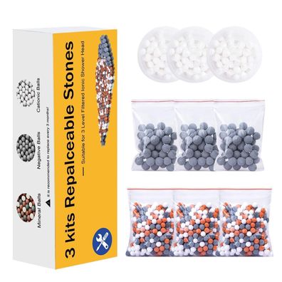 Magichome Duschkopf Filter Kits (3 Stück) - Ionische Filtration für sauberes
