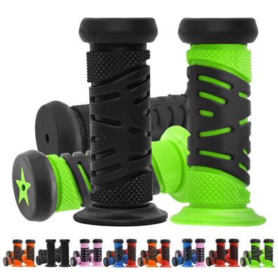 TOKSEO Fahrradgriffe Kinder, 95mm Länge, 22mm Kaliber, Gummi Lenkergriffe für