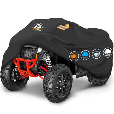 Zettum Quad Abdeckplane 241 cm - Heavy Duty & Wasserdicht für alle Wetter
