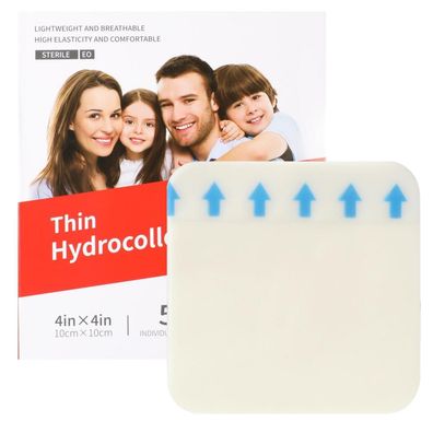Eyerayo 5x Hydrokolloid Pflaster groß 10x10 cm, wasserdicht, dünn, für Blasen