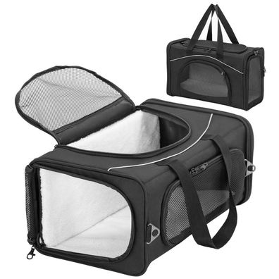 Petsfit Transporttasche für Hunde und Katzen, Flugtasche für Haustiere im Auto
