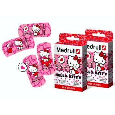 Medrull HELLO KITTY Kinderpflaster Sensitive, schmerzlos entfernbare