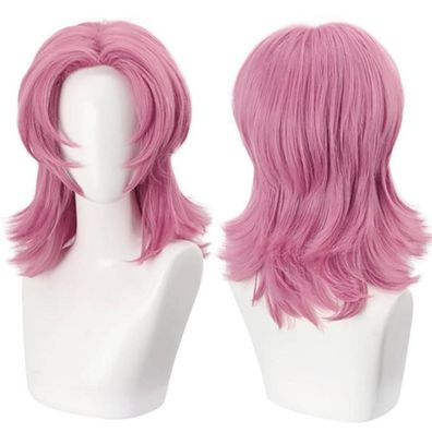 Yeeshedo Herren Perücke Unisex Anime Cosplay Wig Damen Kurz Gerade Synthetik