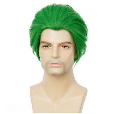 Grüne Kurze Herren Perücke - Witziger Joker Anime Cosplay Halloween Stil