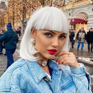 Damen Kurze Bob Perücke mit Pony - Hitzebeständige Synthetik für Cosplay