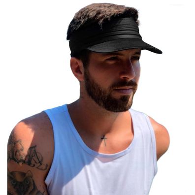 YAMEE Visor Cap Damen & Herren - Elastisch, Atmungsaktiv, Schnelltrocknend