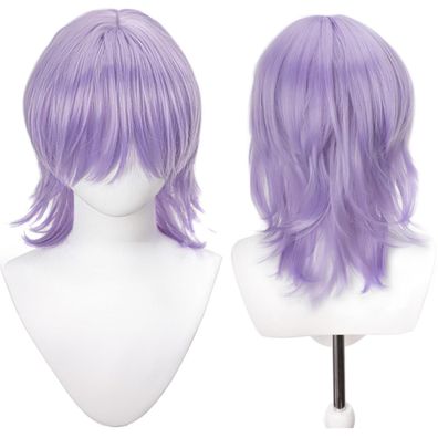 Yeeshedo Herren Perücke Unisex Anime Cosplay Wig Damen Kurz Gerade Synthetik