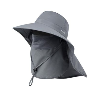 Zylioo Herren Sonnenhut L-3XL mit UV-Schutz, Nacken- und Gesichtsschutz, ideal