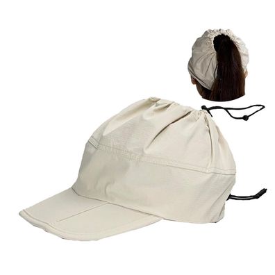 YAMEE Baseball Cap Damen: Faltbar, Pferdeschwanz-Design, Sonnenschutz