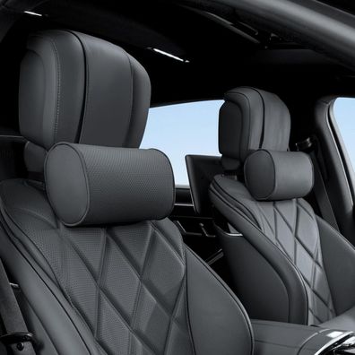 Ywooon Nackenkissen Auto Memory Foam Nackenstütze für Auto, Gaming Lederoptik