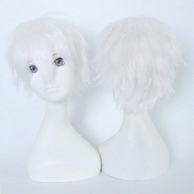 S-noilite 30cm Anime Cosplay Curly Hair Tail Kurze Perücke für Damen und