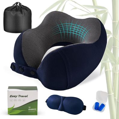 Cirorld Nackenkissen Flugzeug, Reisekissen Memory Foam für Erwachsene