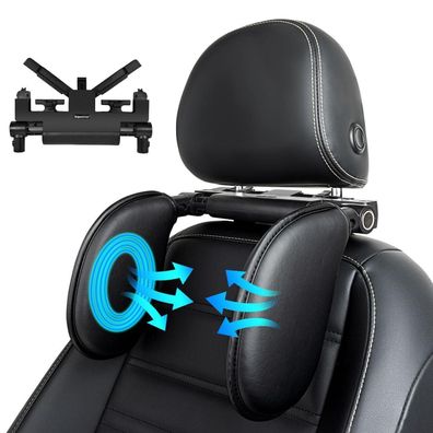 Aipwerer Auto Kopfstütze mit Memory-Schaum, einziehbar und abnehmbar, für