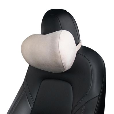 Forbell Memory Foam Auto Nackenkissen Kopfstütze C-förmig Beige