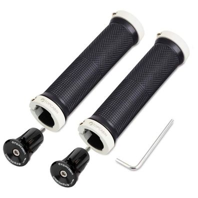 Topcabin Fahrrad Lenkergriffe für MTB/MXB, ergonomisch, mit Aluminium Lock-On