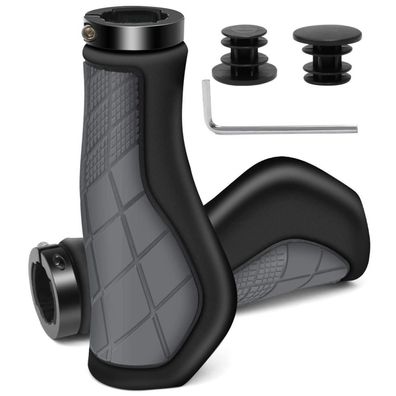 REETEE Fahrradgriffe Ergonomisch Rutschfest für 22,2 mm Lenker, MTB, Rennrad