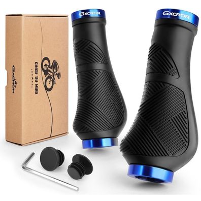 GXCROR Ergonomische Fahrradgriffe mit doppelter Verriegelung, rutschfest, für