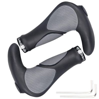 Topcabin 1 Paar Ergonomische Fahrradgriffe mit Schraubverschluss für MTB, BMX