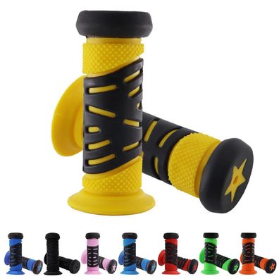 TOKSEO Fahrradgriffe Kinder 95mm, 22mm Kaliber, Gummi Lenkergriffe für Roller